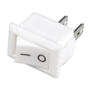 10 Unidades Botão Interruptor Mini Chave Liga Desliga 12v - Branco