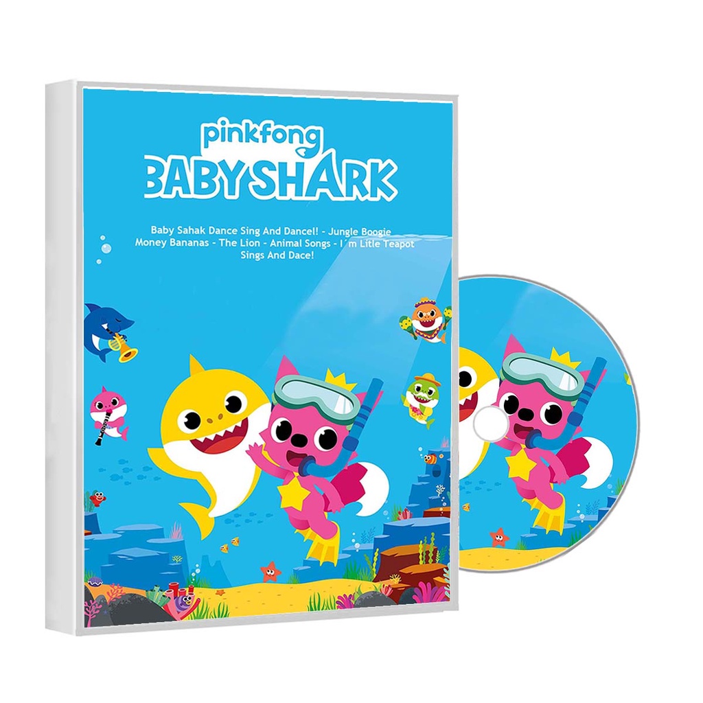 Dvd - Baby Shark - Pink Fong 20 Clipes Infantil | Shopee Brasil