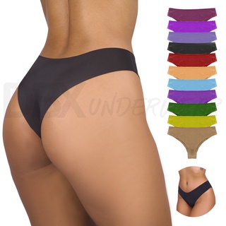 Kit 5 Calcinhas Tanga Sem Costura Corte Laser Envio hoje Promoção Revenda