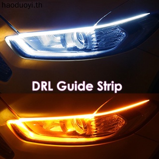 1/2 Peças Luzes de led drl tiras para carro flexível à prova d 