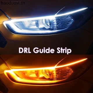 1/2 Peças Luzes de led drl tiras para carro flexível à prova d 