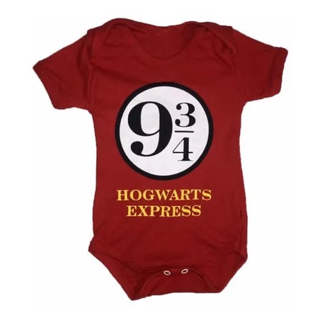 Body De Bebe Mesversario Personagem Tematico - HARRY VERMELHO