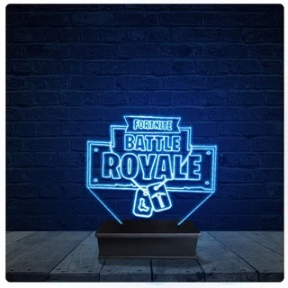 Luminária Led Acrilico Abajur - Fortnite battle Royale