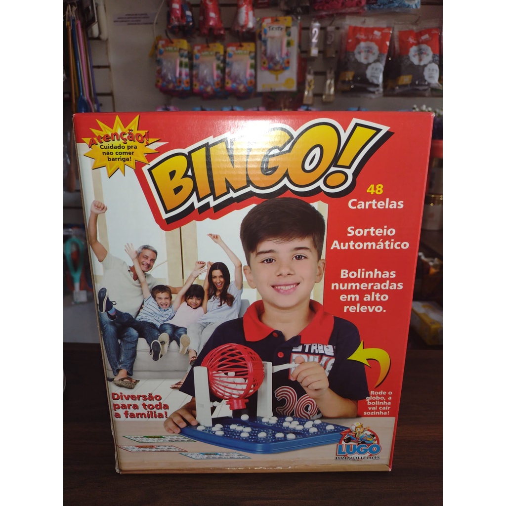 Jogo Super Bingo Globo Lugo Brinquedos - Lojas Tem