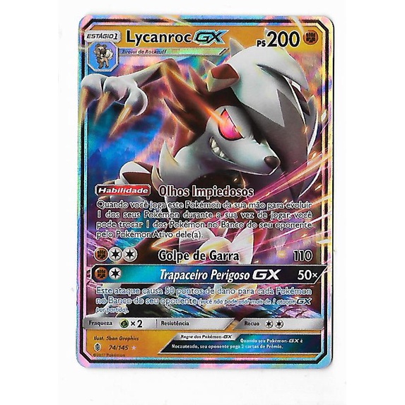 Carta Pokémon: Rayquaza-gx 177a/168 Shiny Português + Brinde