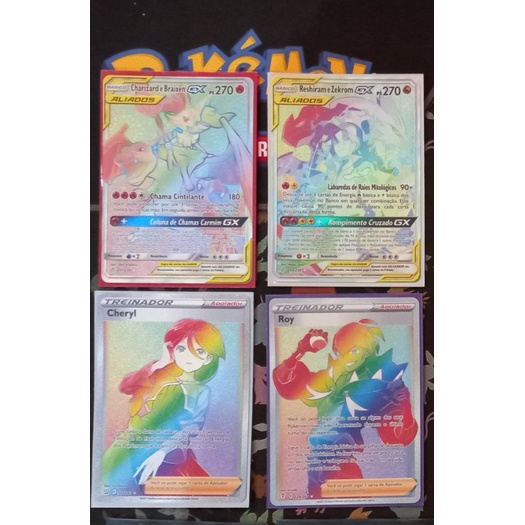 Carta Pokémon Reshiram V, Brinquedo Pokemon Usado 83048622