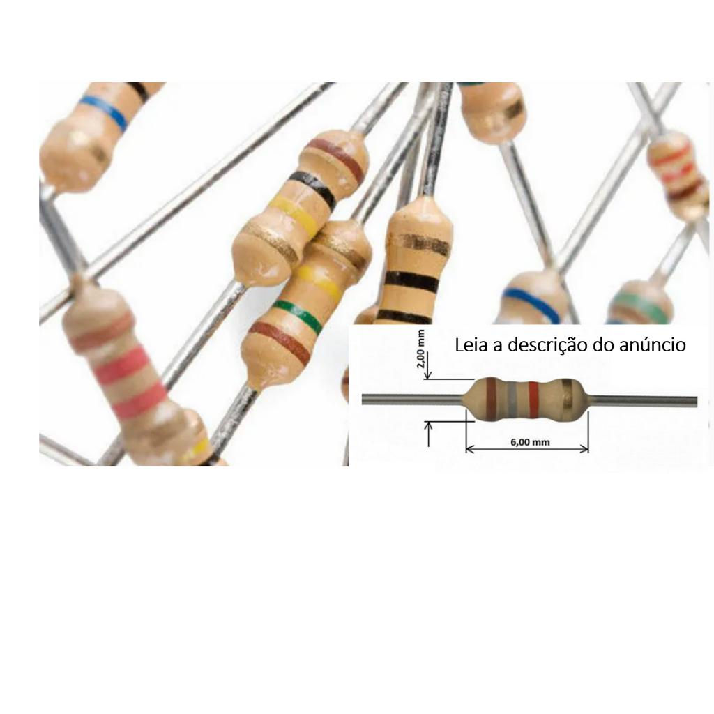 Kit 4750un Resistores 95 Valores Variados 1/4w Cr25 Arduino | Shopee Brasil
