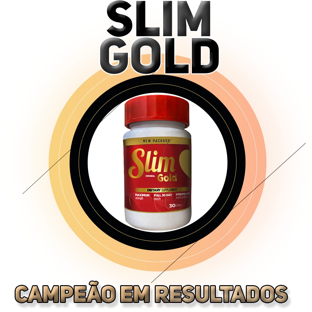 Slim Caps Gold Inibidor Super Potente Campeão em Resultados