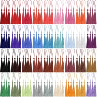 100pcs Bookmark Tassels Para Chaveiro De Artesanato Graduação-Borlas De Marca , Fabricação De Joias , Mini , Marcas De Livros
