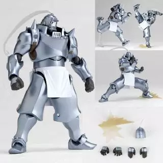 Anime Fullmetal Alchemist Alphonse REVOLTECH YAMAGUCHI 117 Action Figure Modelo Brinquedos