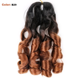 22 Polegada Onda Solta Tranças De Crochê Cabelo Sintético Tranças Extensões  De Cabelo Pré Esticado Trança Para Mulheres Ombre - Trança Sintética (para  Pretos) - AliExpress