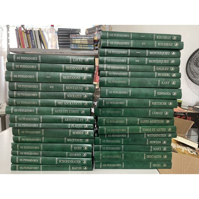 32 volumes coleção os pensadores
