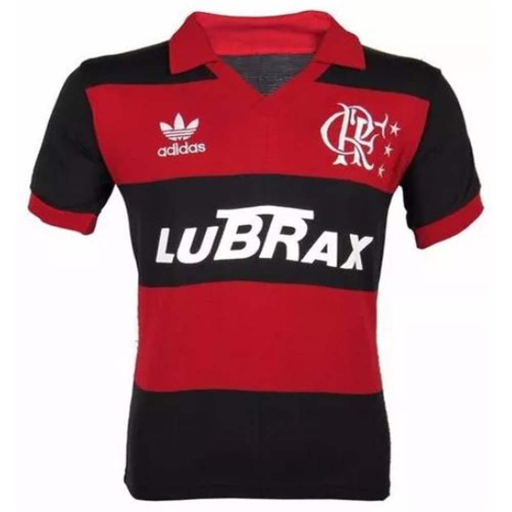 Camisa Retrô Flamengo 1988 Lubrax Tecido Tricô | Shopee Brasil