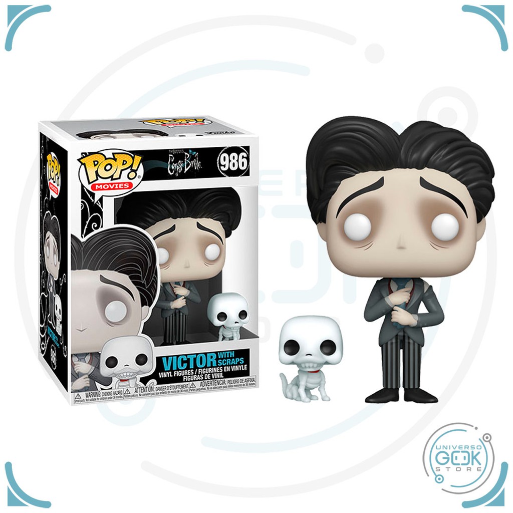 Funko Pop Victor With Scraps - A Noiva Cadáver (Corpse Bride Funko Pop Victor With Scraps - A Noiva Cadáver (Corpse Bride