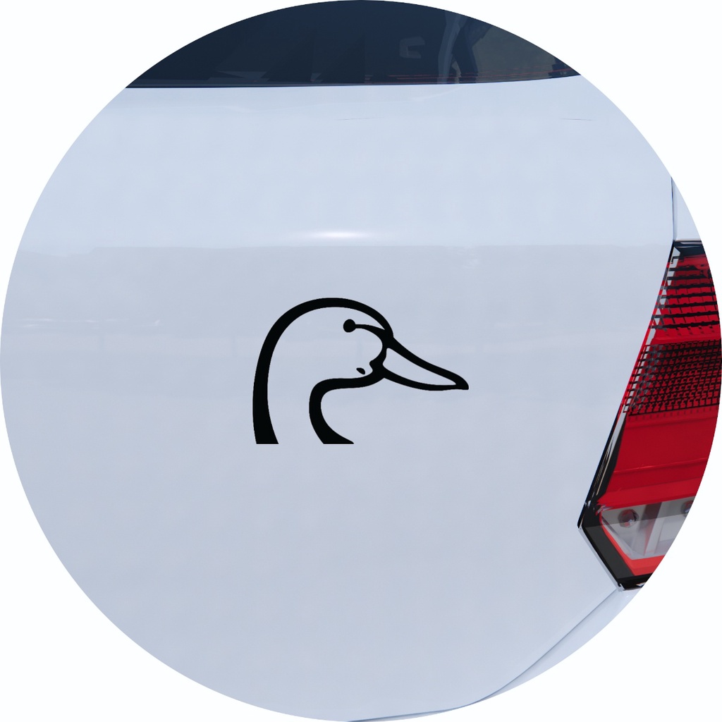 Adesivo de Carro Pato Cisne Espiando | Shopee Brasil