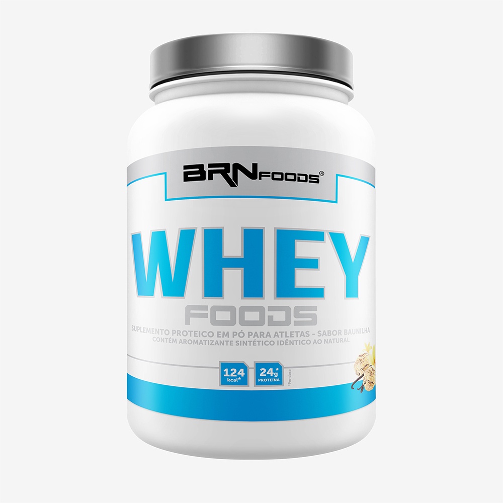 Whey Protein Foods 900g – BRNFOODS Suplemento em pó para academia e musculação