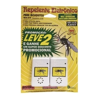 Repelente Eletrônico De Mosquito Dengue Zica Kawoa ( 02 Unidades)