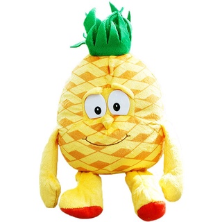 Desenho animado Bloco de frutas Plush Doll Toy Fruit Box Plush Doll Doll  Doll's Comforting Doll Aniversário de crianças Lembrança de Natal