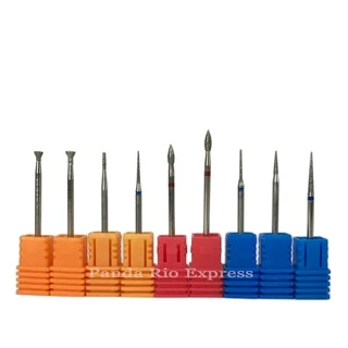Broca Diamantada Para Acabamento de Unhas Lixamento Profissional Manicure Nail Designer