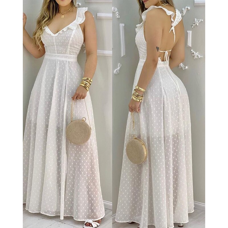 Vestido branco longo store barato