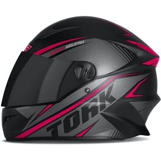 Capacete Rosa Fechado Moto Pro Tork R8 Pro Fosco Tamanho 58