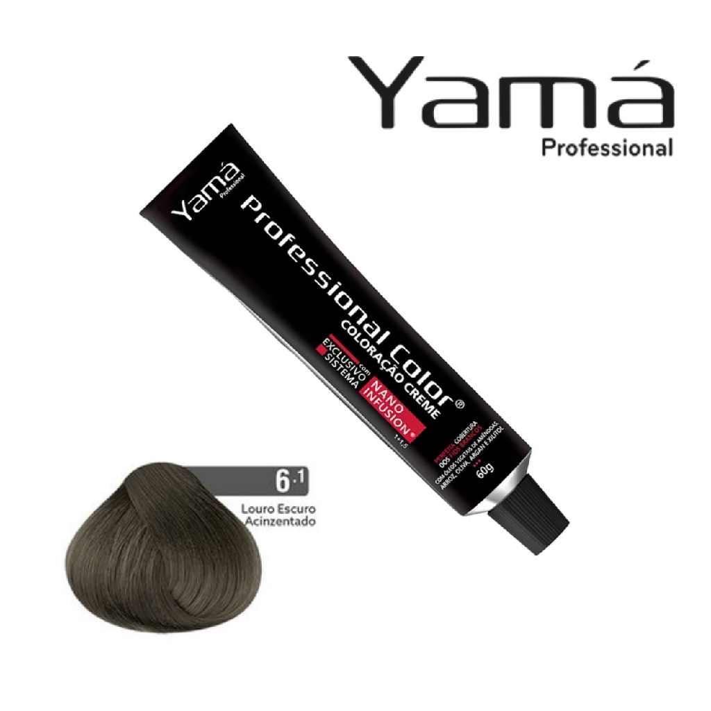 Coloracao Yama Profissional Color Nano Infusion 6.0 Louro Escuro