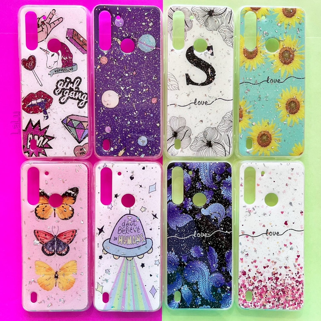 Capinha modelo feminina para celular Motorola Moto G8 Power Lite / Capa case estampada (CF01)