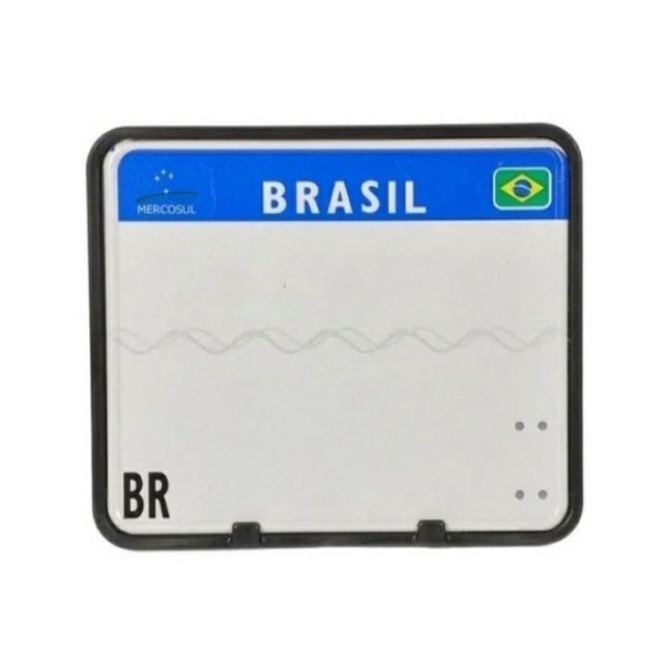 Suporte Placa Mercosul Moto Universal