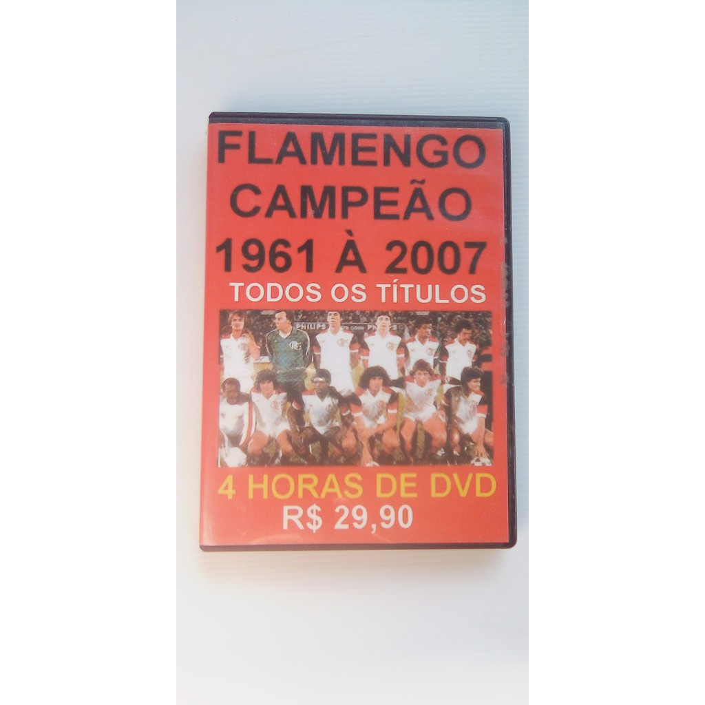Só a Capa - DVD - Flamengo Campeão de 1961 A 2007