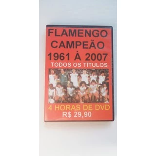 Só a Capa - DVD - Flamengo Campeão de 1961 A 2007