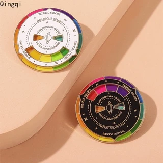 Cor Bússola Esmalte Pin Formal Chapéu Nightcap Broche Saco De Lapela Pinos Emblemas Presente Da Jóia Criativa Para Artes Finas Amigos