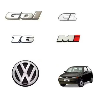 Kit Emblemas Gol 1.6 Cl Mi Volkswagen Gol Bola G2