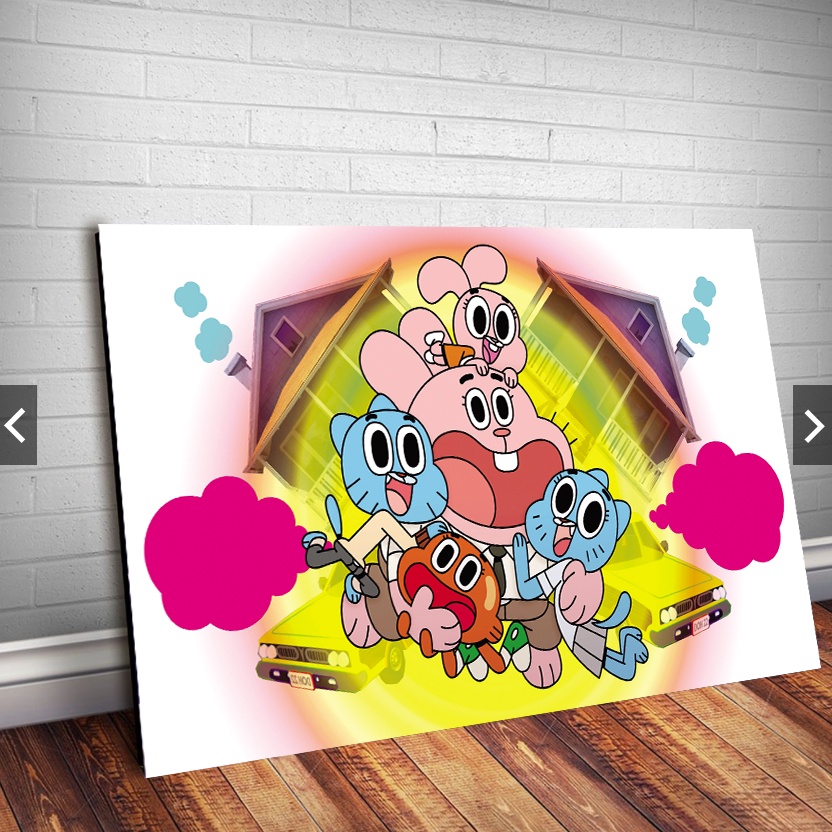 Personagens Decorativos O Incrível Mundo de Gumball em mdf