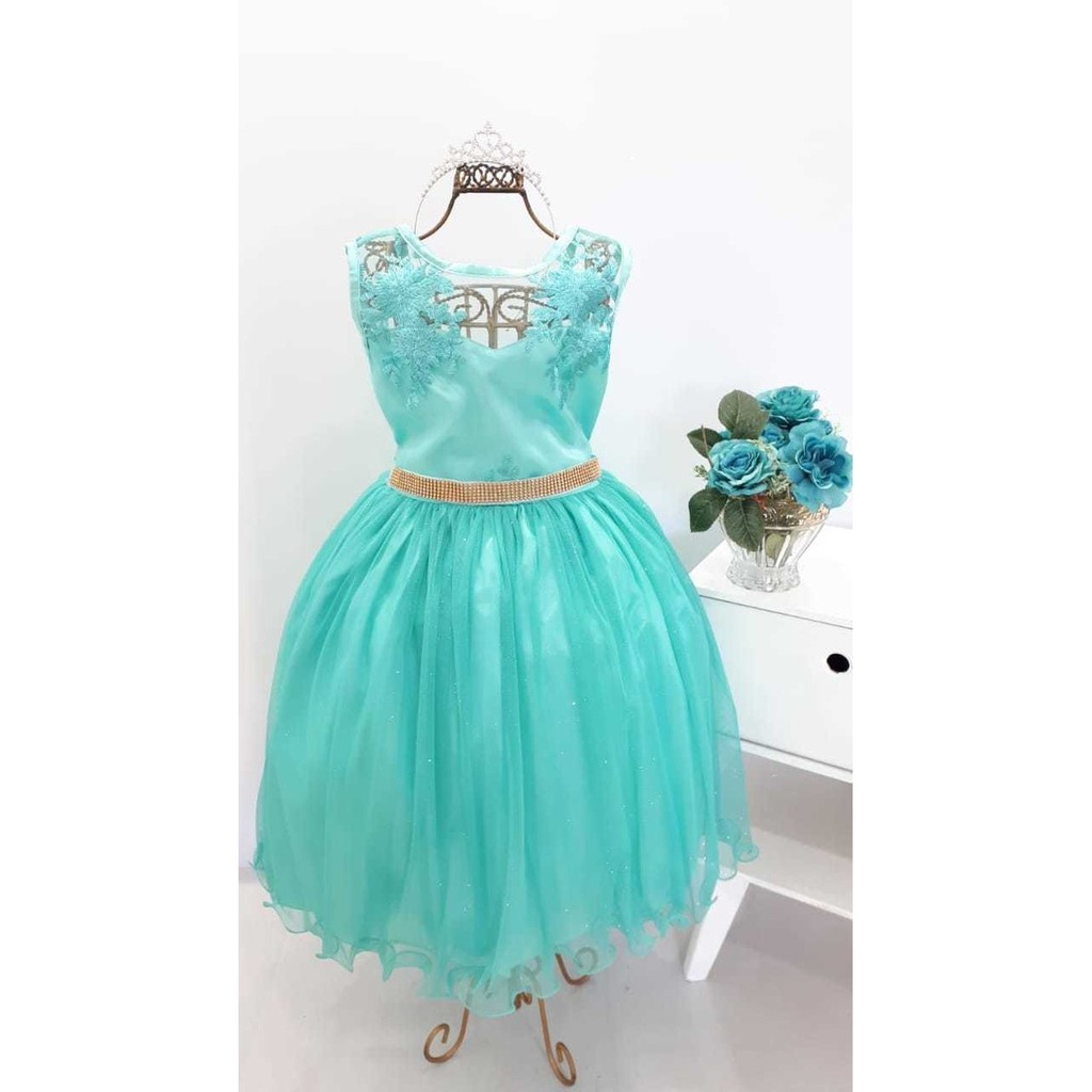 Vestido Realeza Princesa E O Sapo Super Luxo E Coroa | Shopee Brasil