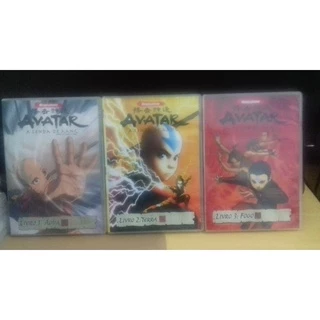 DVD Avatar: A Lenda de Aang 1ª a 3ª Temporada Dublado HD 720p
