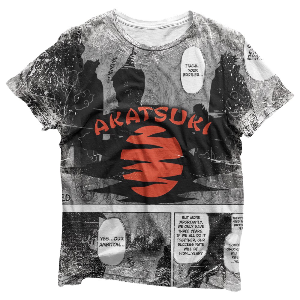 Camisa Akatsuki Logo Lua Sangrenta Full - Camisas Akatsuki Estampa ...