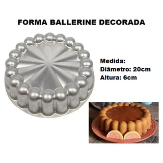 Forma de Bolo e Pudim 24 cm 2,5 L Grande com Furo Alumínio Continental  Assadeira Quindim Flan Torta Suíça