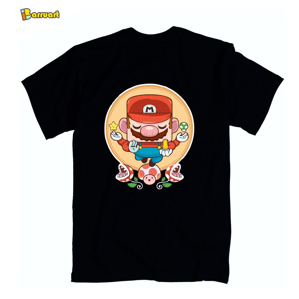Camiseta Super Mario Bros Geração Anos 90 100% Algodão | Shopee Brasil