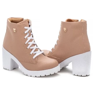 BOTA COTURNO FEMININO SOLA TRATORADA