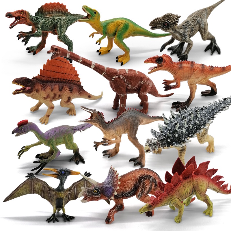 Brinquedo de modelo de dinossauros, simulação de modelo de