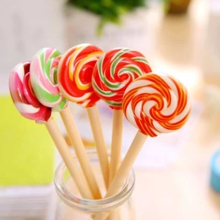 4 Peças Artigos De Papelaria Para Escritório Com Pirulito/Doce