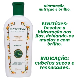 Shampoo Lisos Flor De Cerejeira E Açaí Phytoervas 250ml