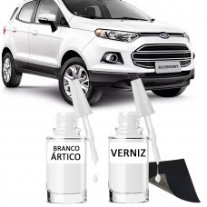 Tira Risco Automotivo Branco Artico Ford 15ml