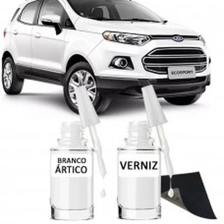 Tira Risco Automotivo Branco Artico Ford 15ml