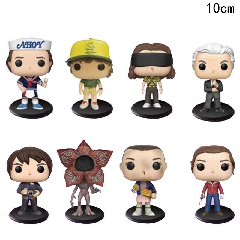 10cm Stranger Things Nancy Demogorgon eleven 11 Dustin Steve Vinyl ...