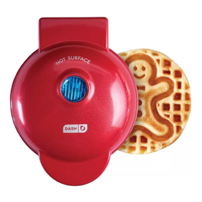 Dash Mini Waffle Maker Dash Mini máquina de waffle Gingerbread Man
