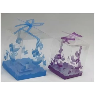 Kit c/ 10 Mini Caixa Caixinha Plastica Tipo Maleta Lembrancinha Chá de Bebê/Revelação em Oferta na Shopee