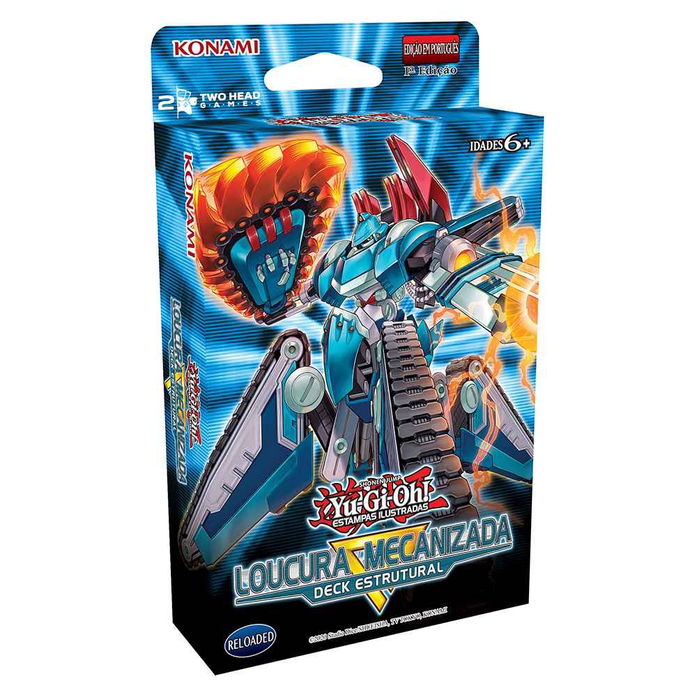 Yugioh Deck Estrutural Loucura Mecanizada Portugues Original