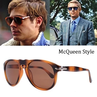 ∈ ❣ Piloto Steve Estilo Clássico De Luxo Do Vintage Óculos Polarizados 007 Homens Br Projeto Condução De Sol Oculos 649 persol