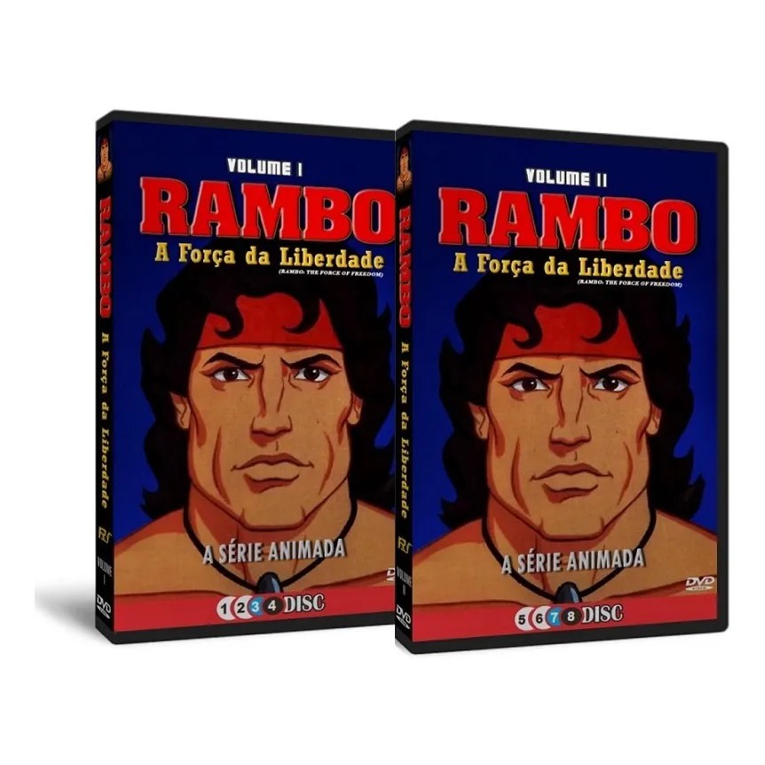 Dvd Rambo A Força Da Liberdade Desenho 65 Ep. Completo Shopee Brasil